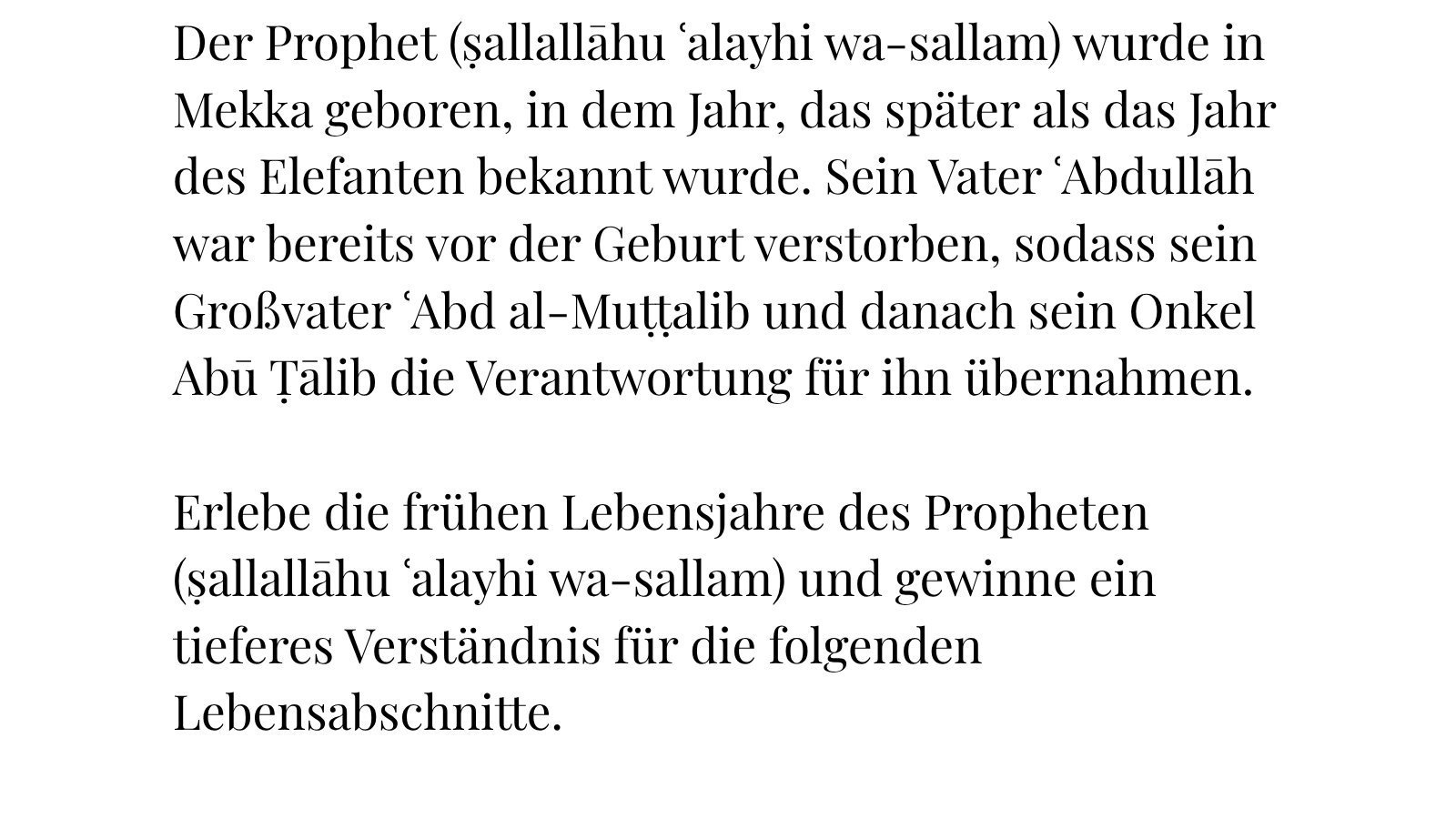 Die Zeit vor der Offenbarung
