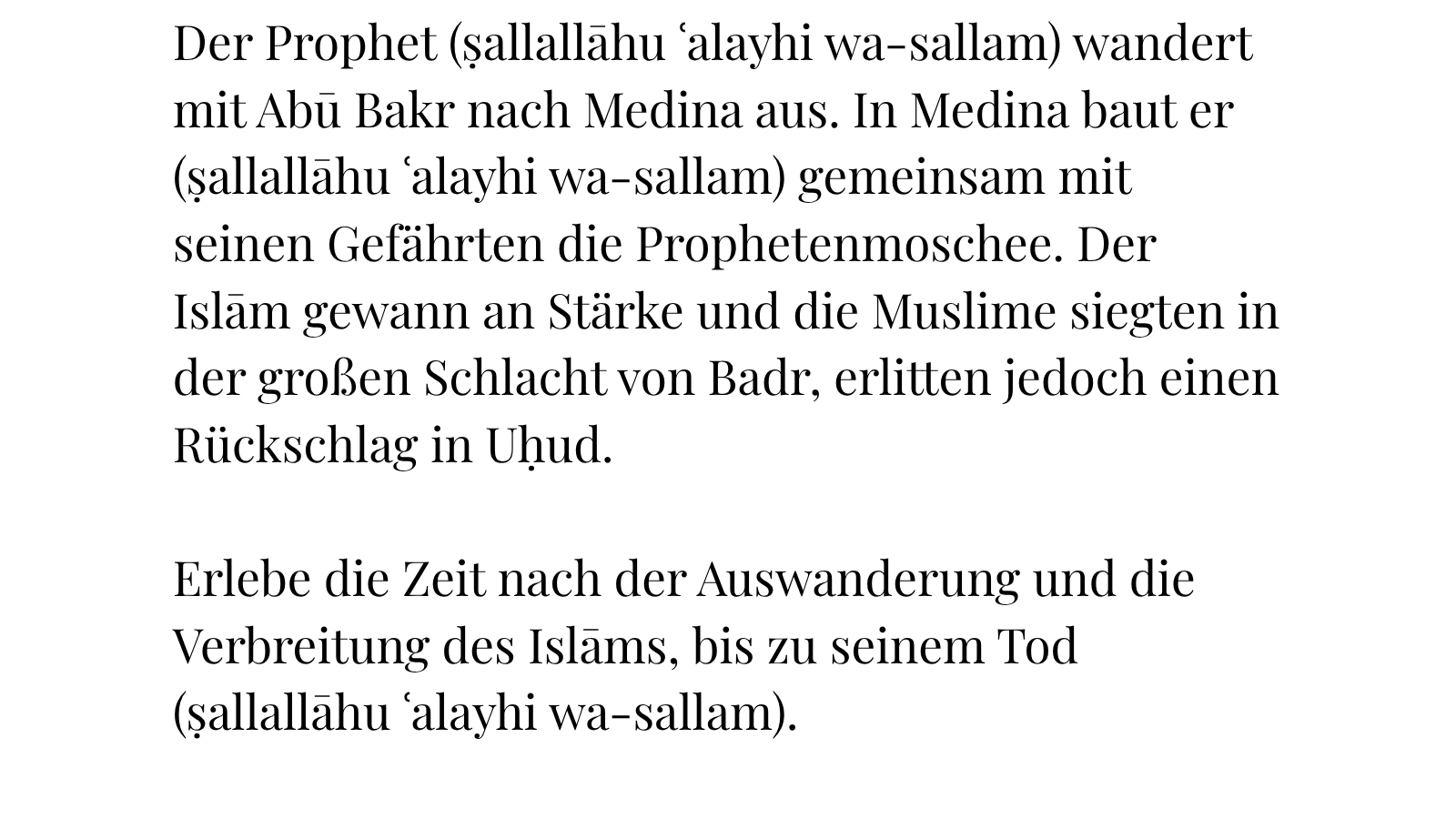 Die Zeit nach der Auswanderung