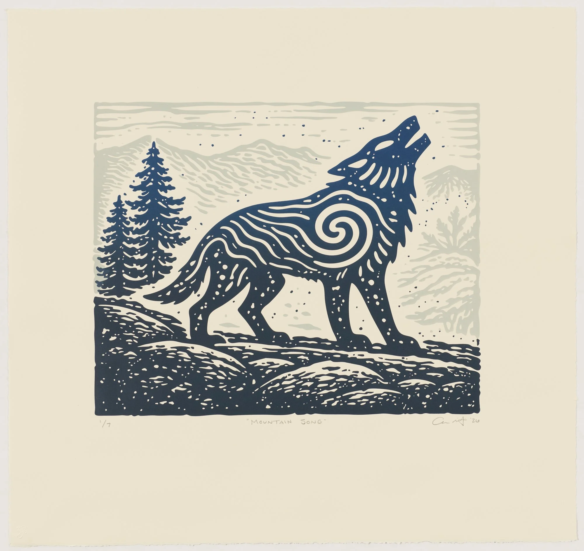 ANNA MARAZITI, 'Mountain Song', 2026, 22x24 inches, Edition of 7