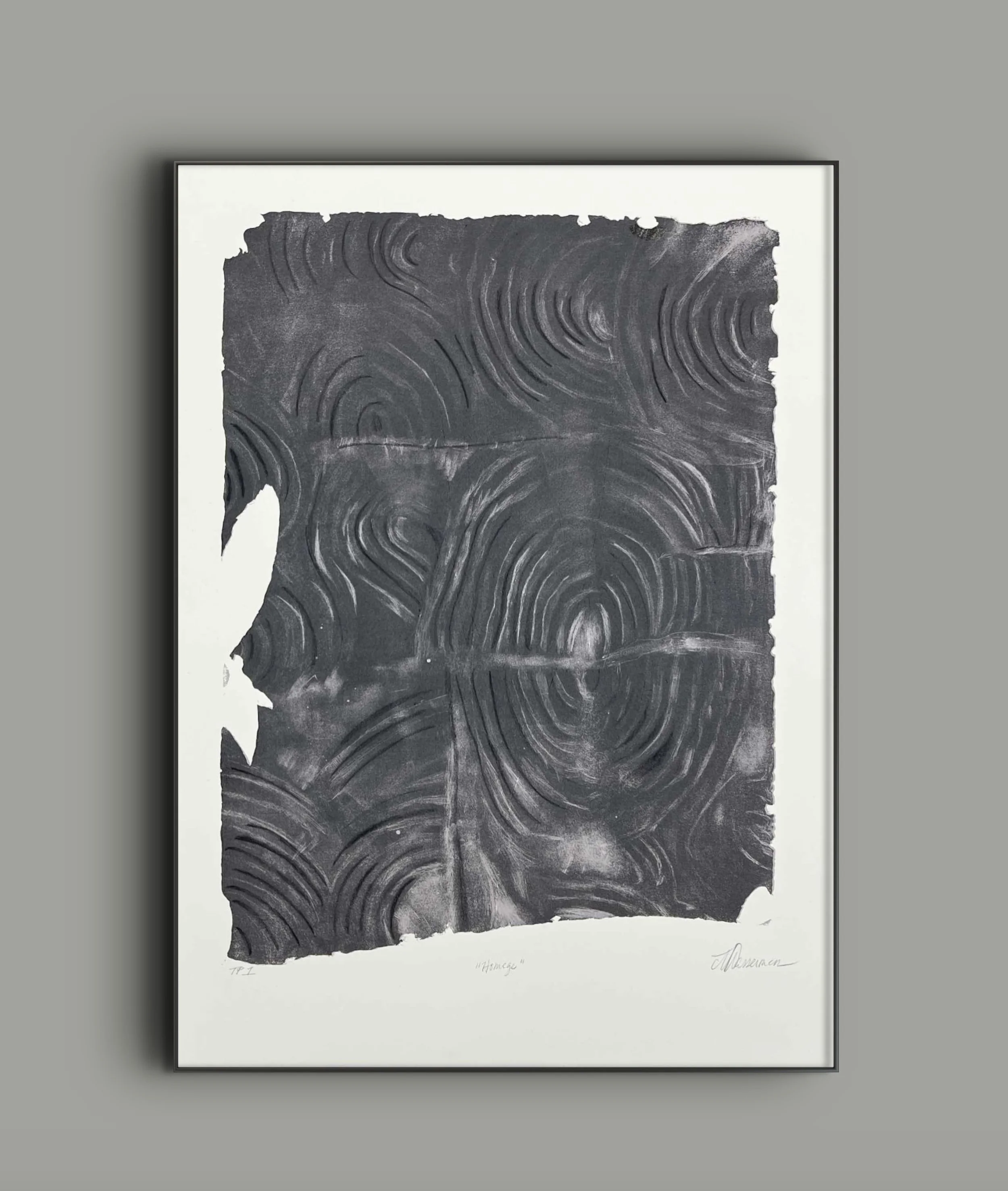 "Homage", 2026, 50.8 × 38.1 cm, Edition of 15
