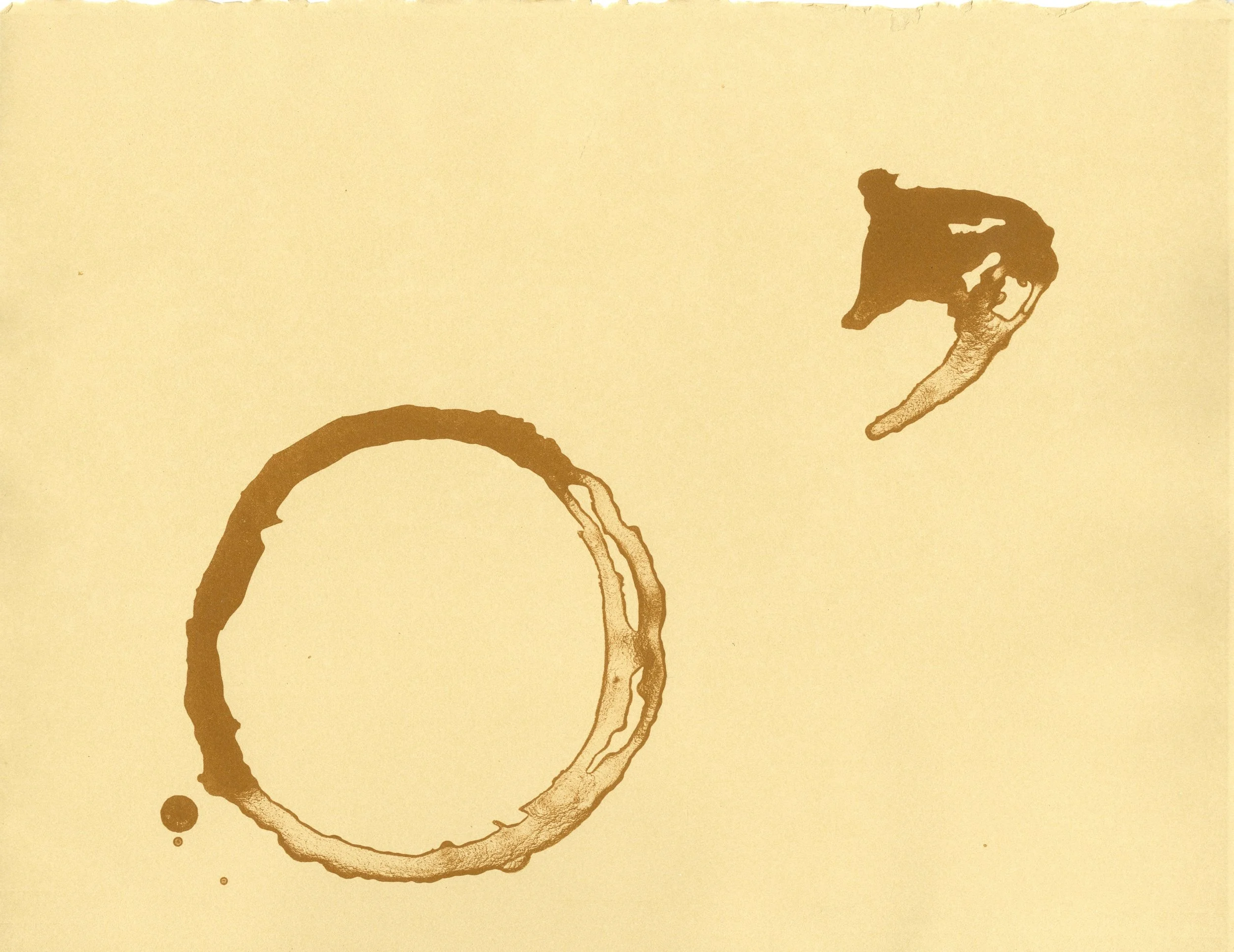 "Dialogue I", 2023, Lithograph on paper, 39 x31 cm