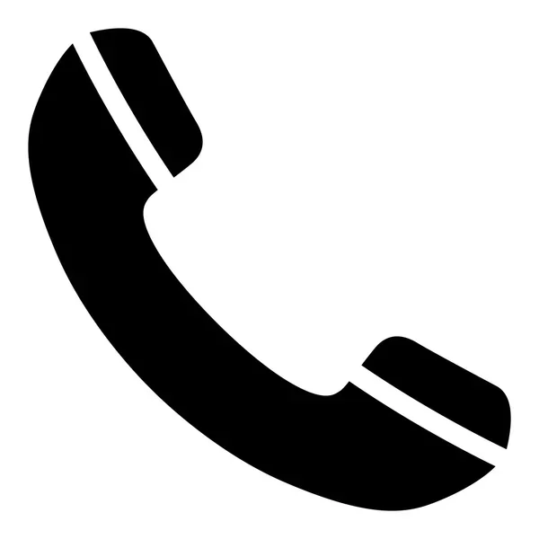 Icona di un telefono fisso in stile semplice e minimale.