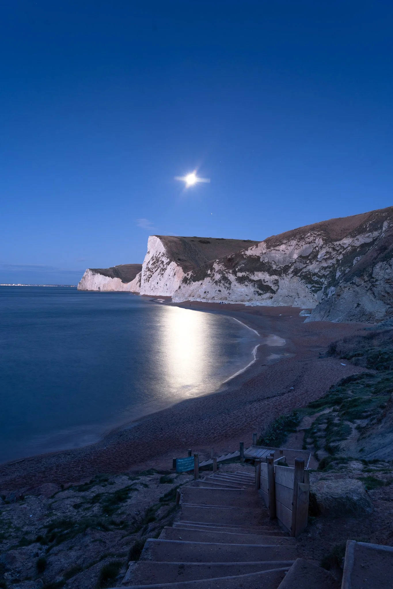 Jurassic Coast at Night