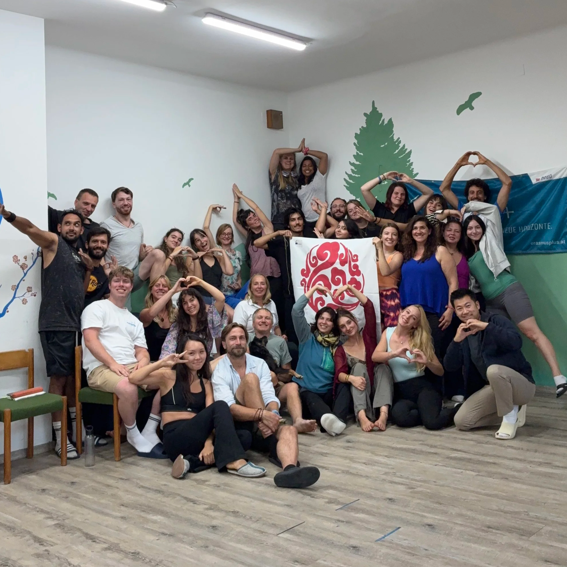 The whole group