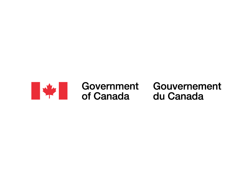 Map of Canada with parts of the United States visible, featuring a Canadian flag icon.