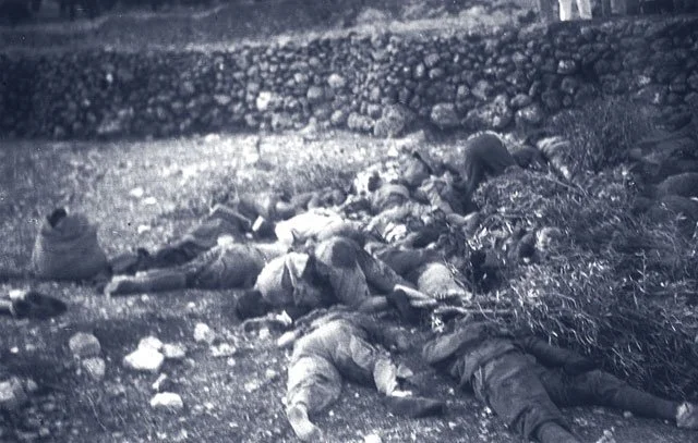 Murdered Italian prisoners, September 1943.