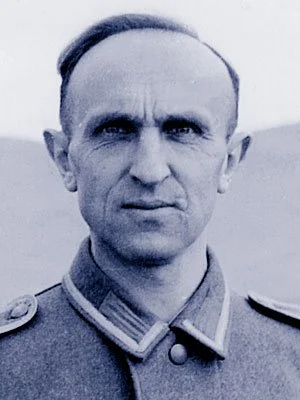 Hans Wende, the "Officer for Anti-Partisan Affairs at the Headquarters of Army Group E."