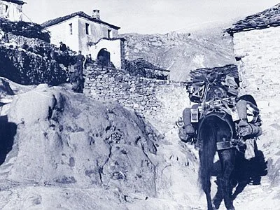 A so-called "mopping-up operation" carried out by mountain troops in Epirus.