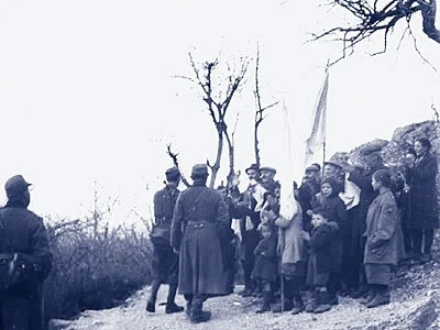 A so-called "mopping-up operation" carried out by mountain troops in Epirus.