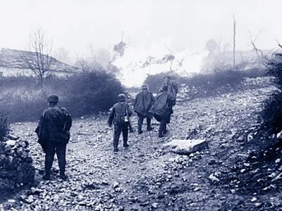 A so-called "mopping-up operation" carried out by mountain troops in Epirus.