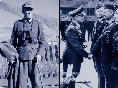 Die beiden deutschen Generäle Karl von Le Suire (links) und Hellmuth Felmy