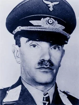 Colonel General Alexander Löhr, Commander of Army Group E in Thessaloniki, Greece.