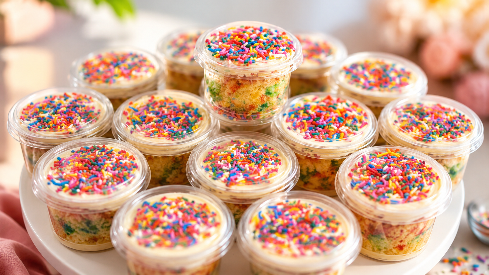 Funfetti Celebration Cake Pot