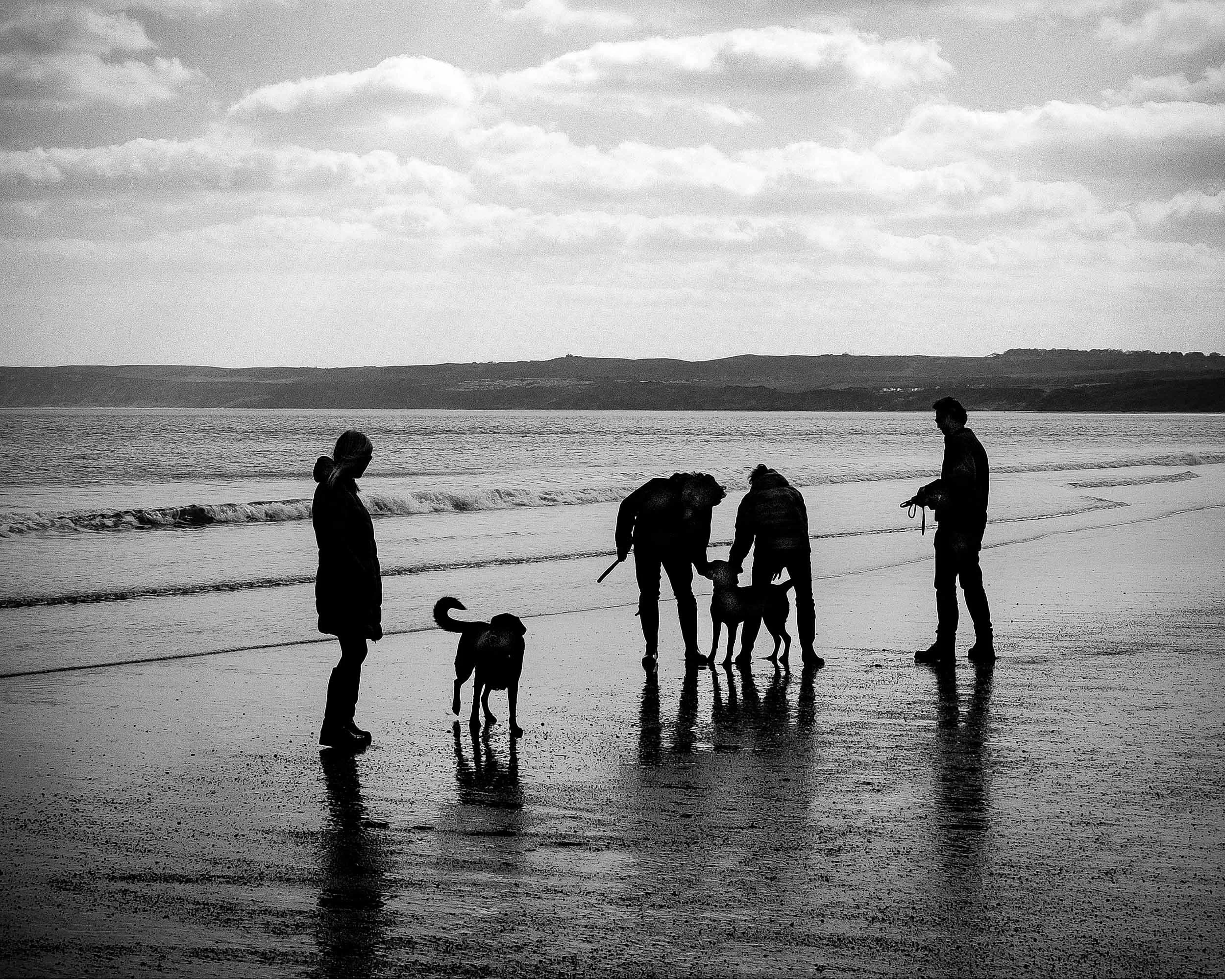 Dog Walkers. Filey.jpg