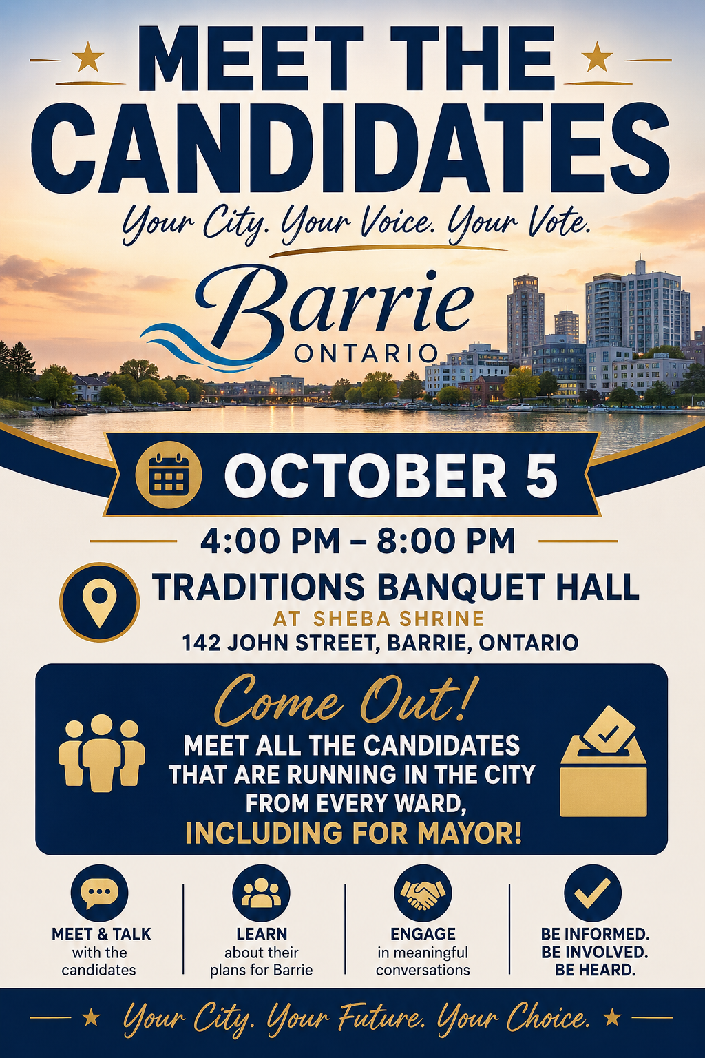 All Candidates Meet &amp; Greet at Traditions Banquet Hall
