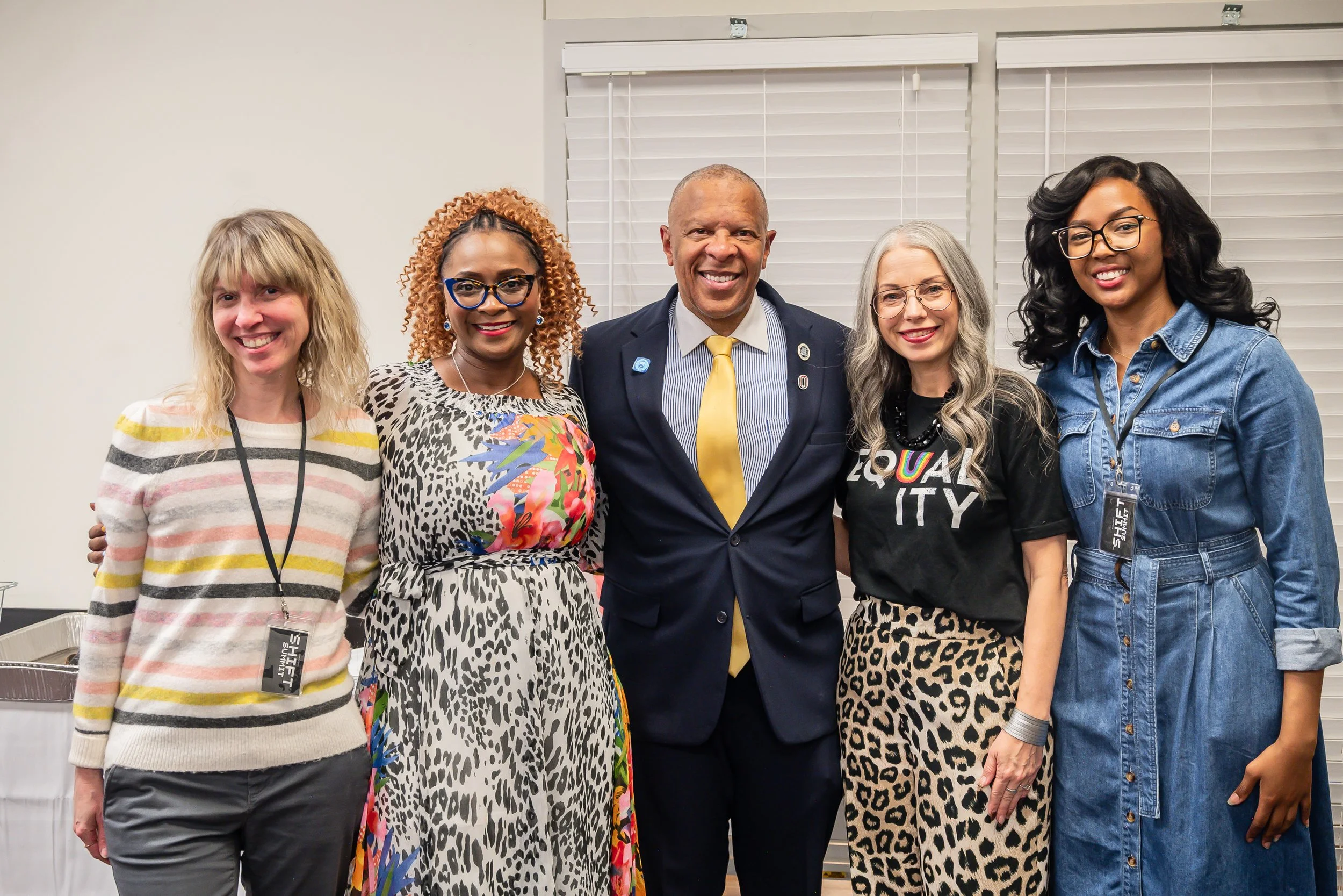 The Mayor with presenters at the Shift Summit