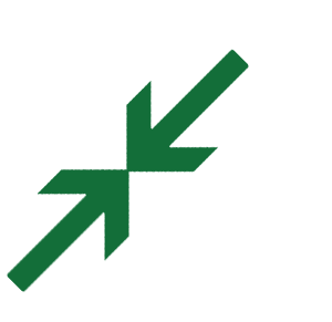 Segnale di uscita di emergenza verde