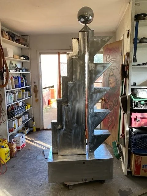 Shiprock | 85h x 36w x 16d (in progress)