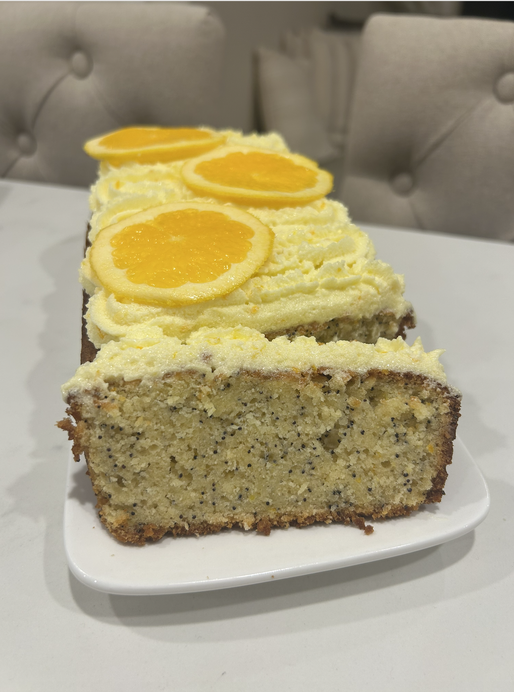 Orange and Poppyseed Loaf Cake