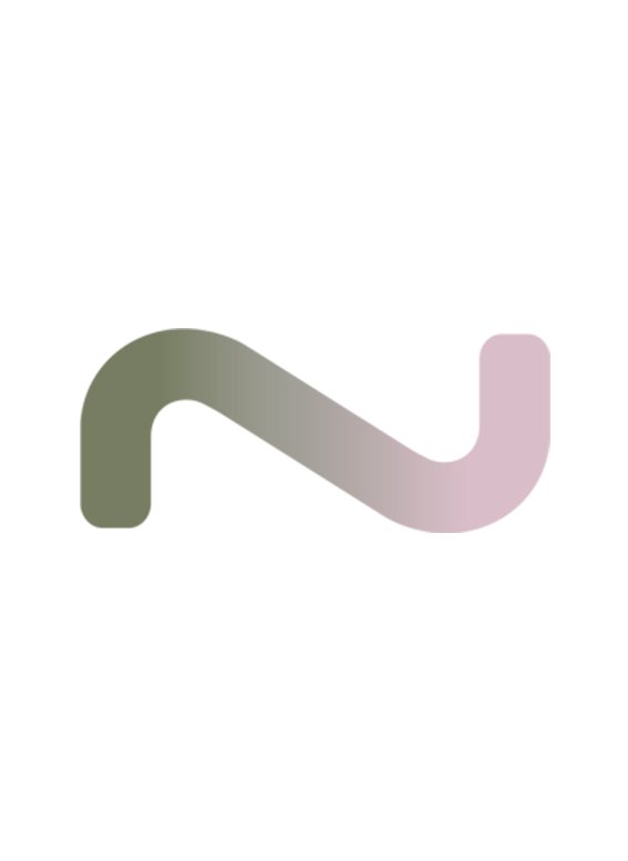 The icon of PS NOW with a gradient color transitioning from dark green to light pink.