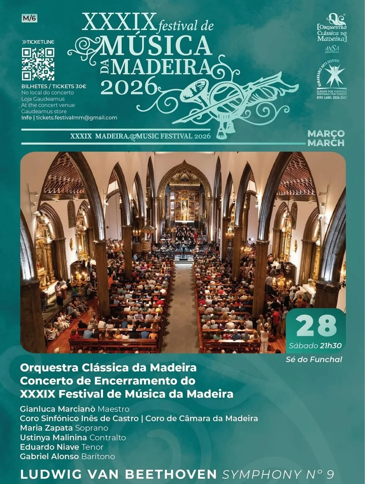 Madeira Music Festival 2026: Beethoven: Symphony No. 9