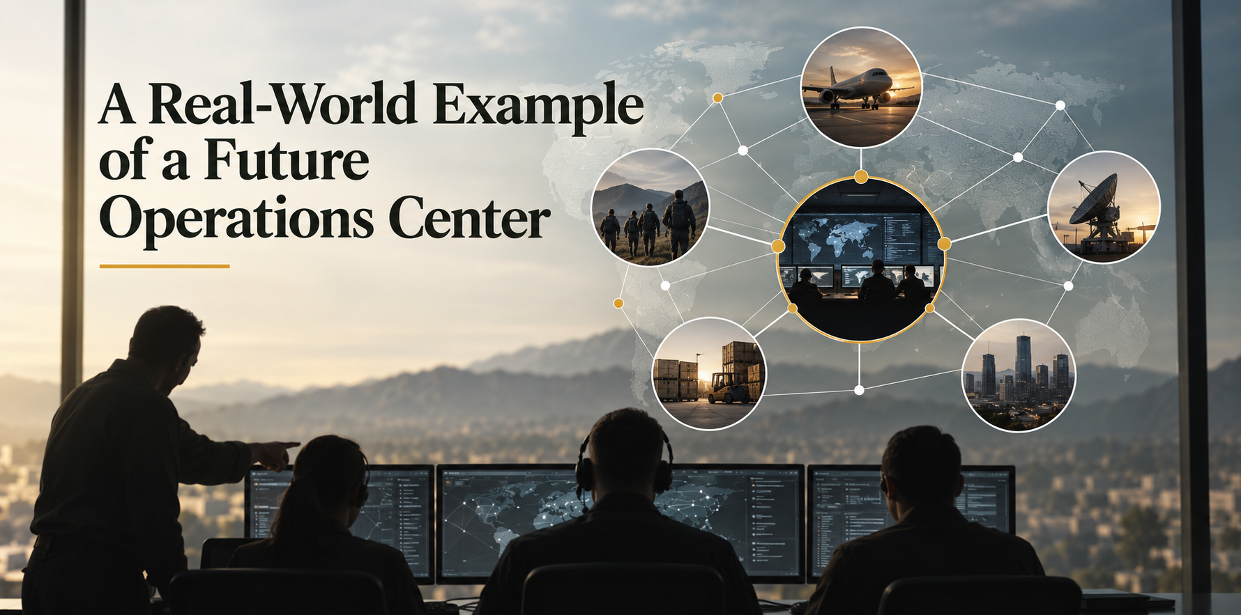 A real-world example Of a future operations center