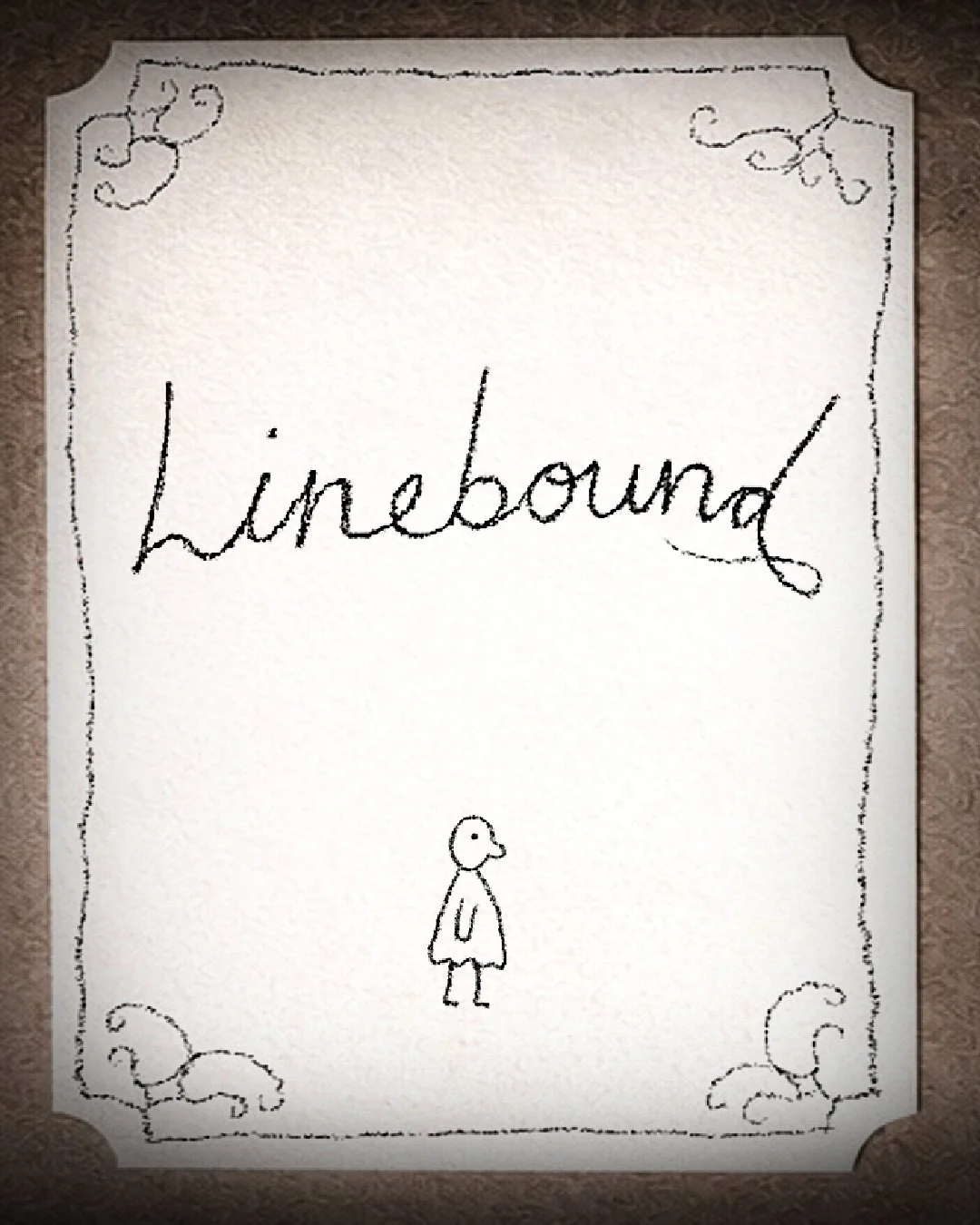 The poster for the game "Linebound" by Oliver Svensson.