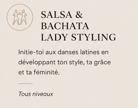 Présentation de la discipline Salsa/bachata proposée par Studio 10 by Laura, école de danse à Lens.