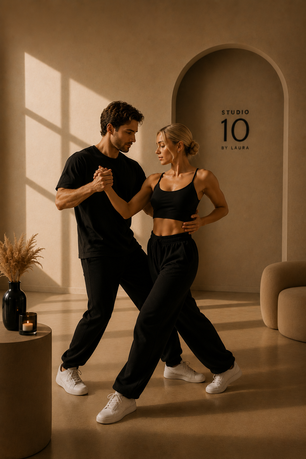 Cours privé d'ouverture de bal chez Studio 10 by Laura à Lens pour préparer la première danse des mariés.