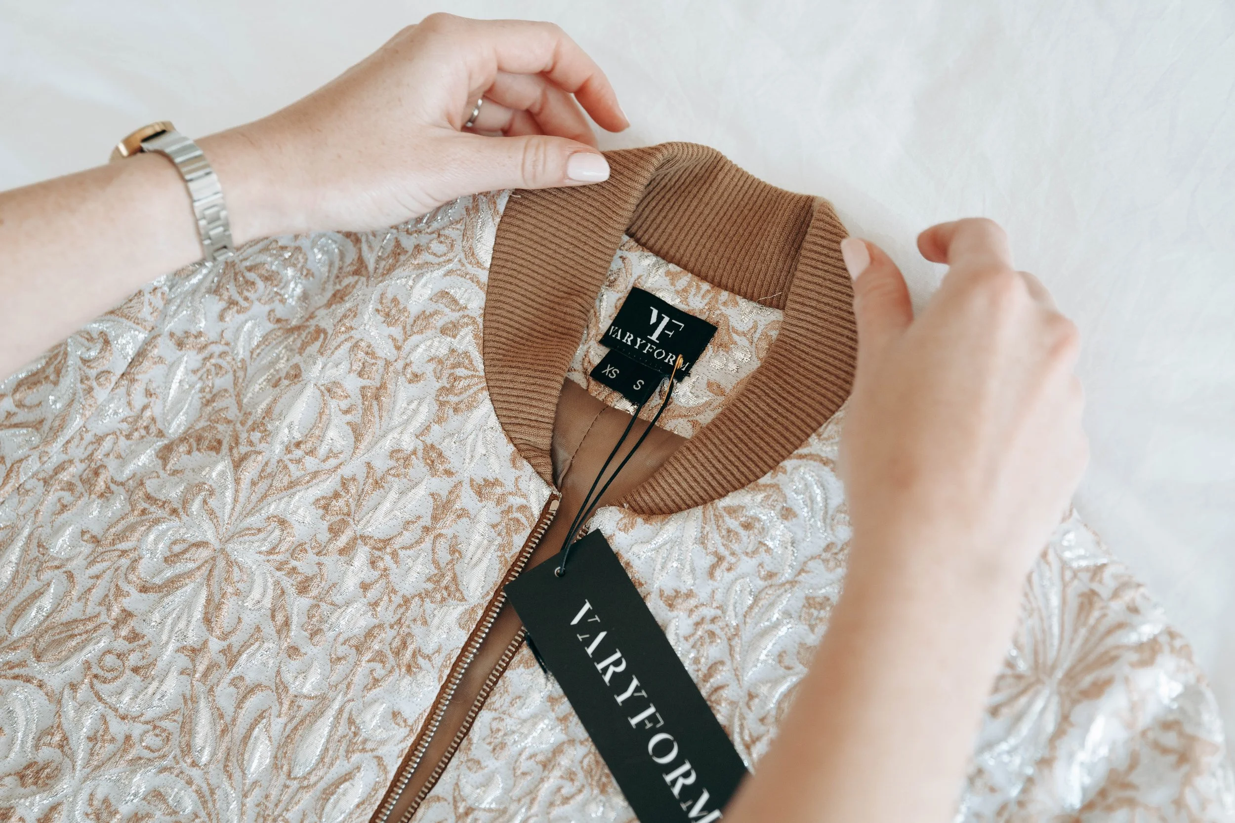 Masha Titievsky DeHaan's Brand VARYFORM - Close-Up of 2021 Jacket Design