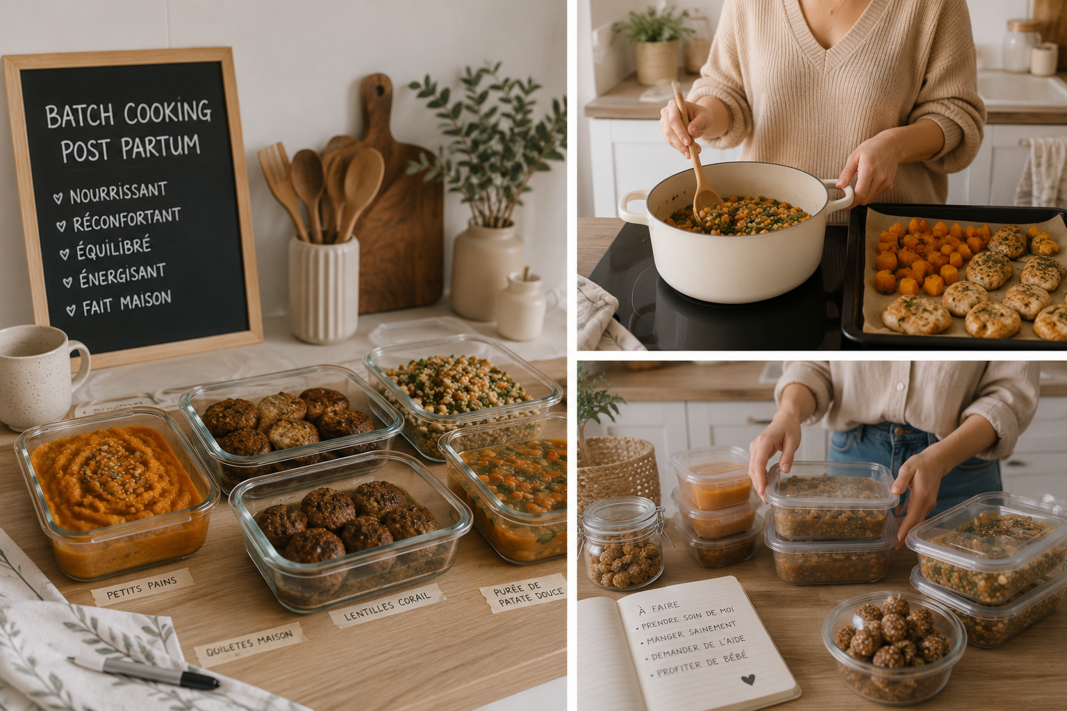 Batch cooking parents et famille a domicile - Dole