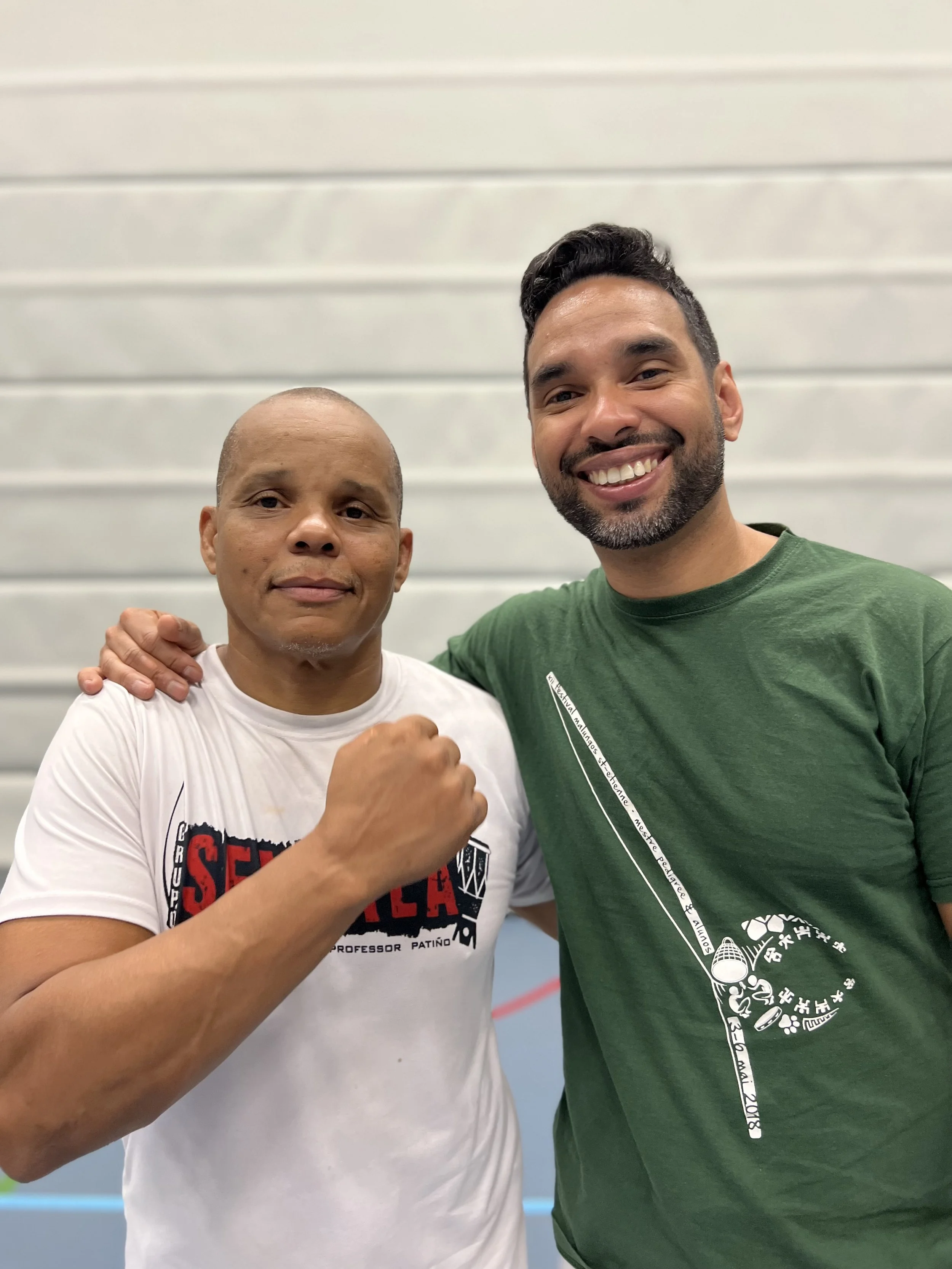 Mestre Amendoim with Contramestre Igor