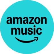 Amazon Music logo on a teal circular background