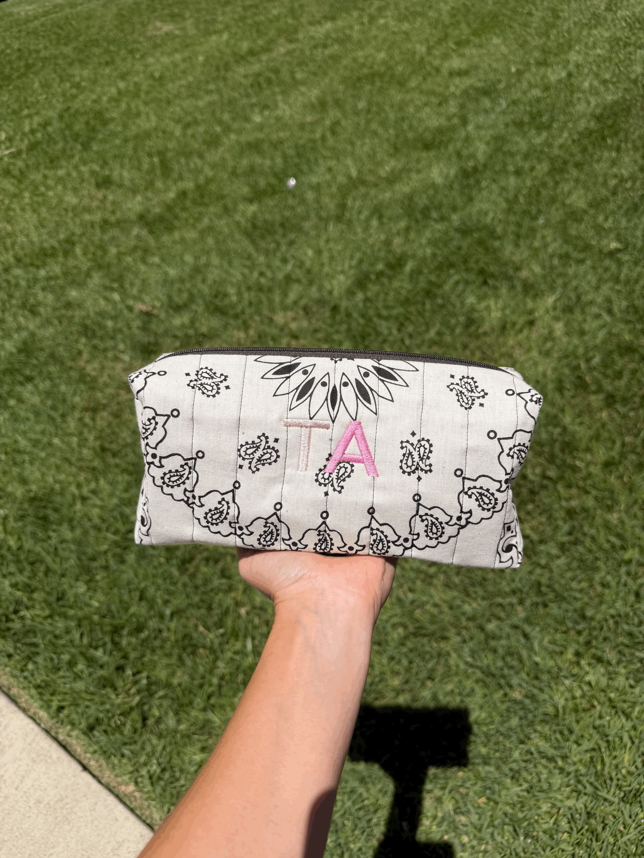 Embroidered Small Bandana Bag