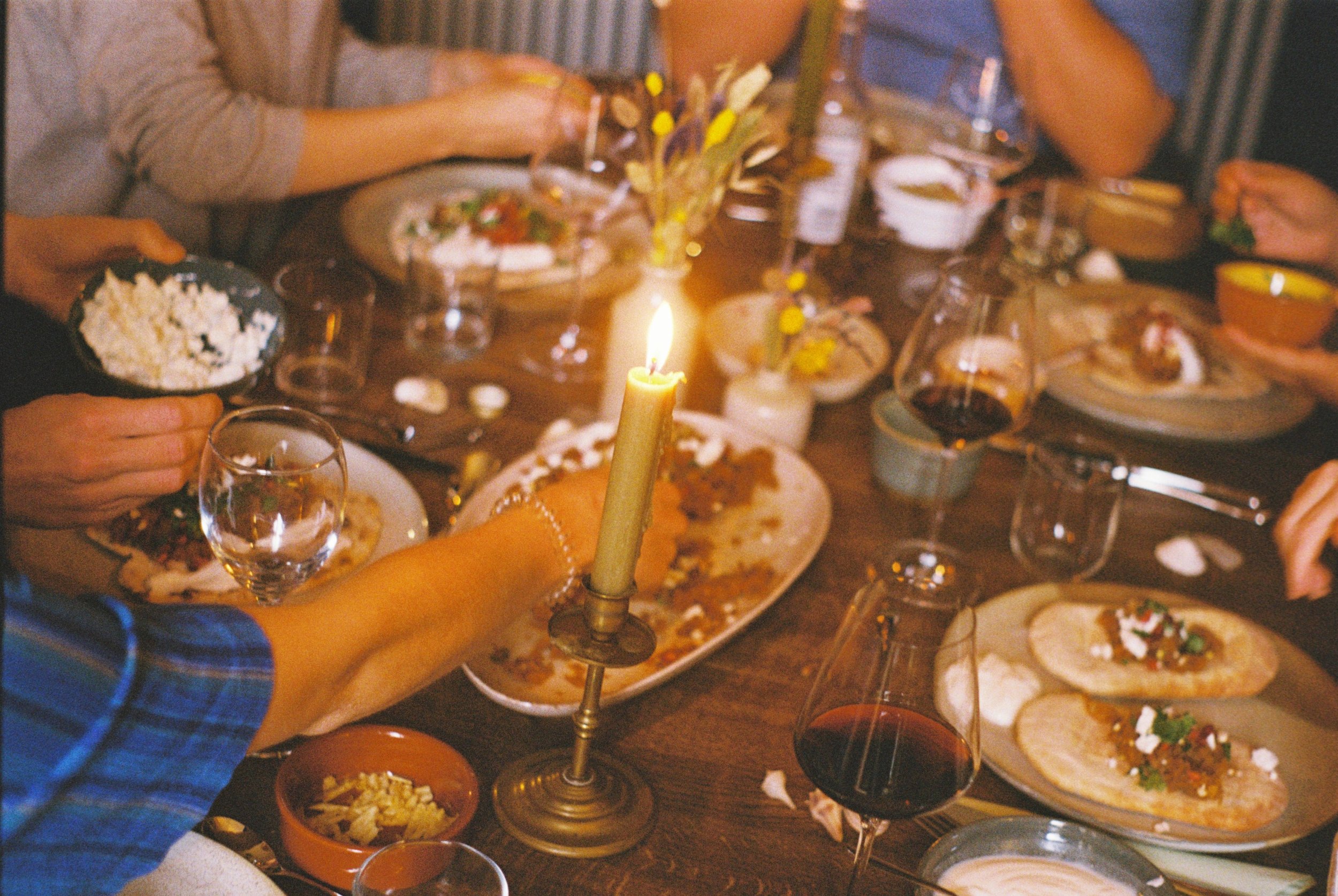 I like hosting meals and beautiful crockery,