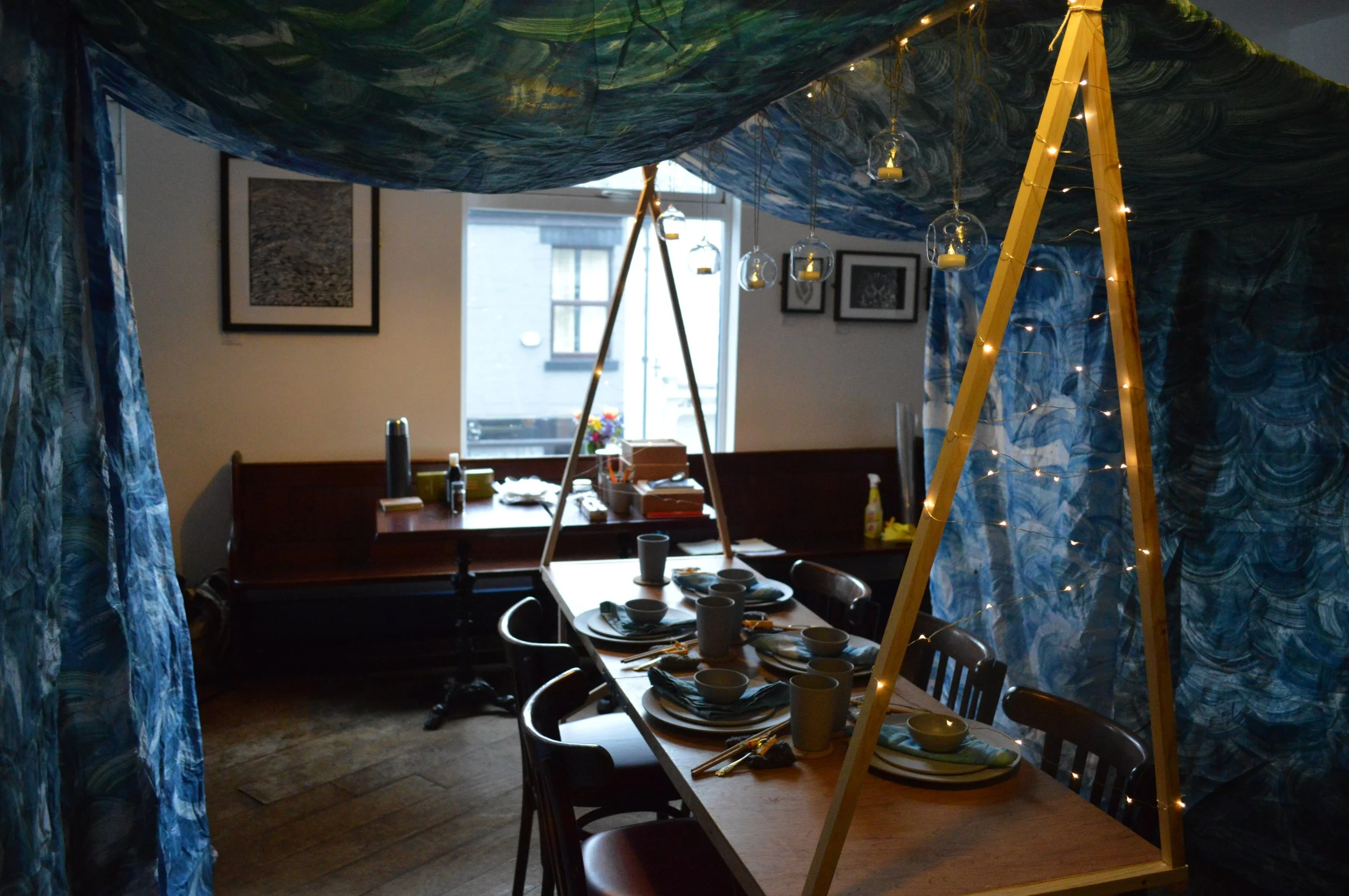 KILN set up in the upstairs of the micropub.