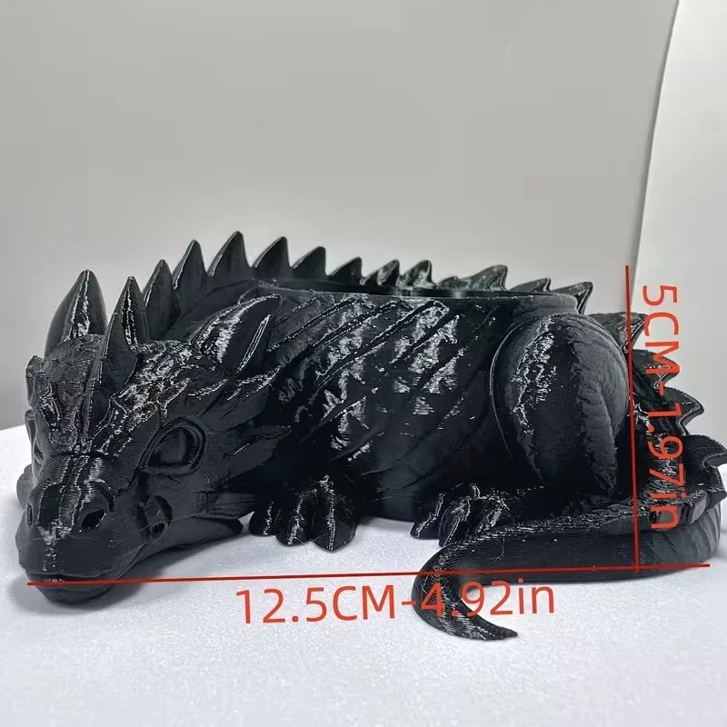 3D-Printed Dragon Planter