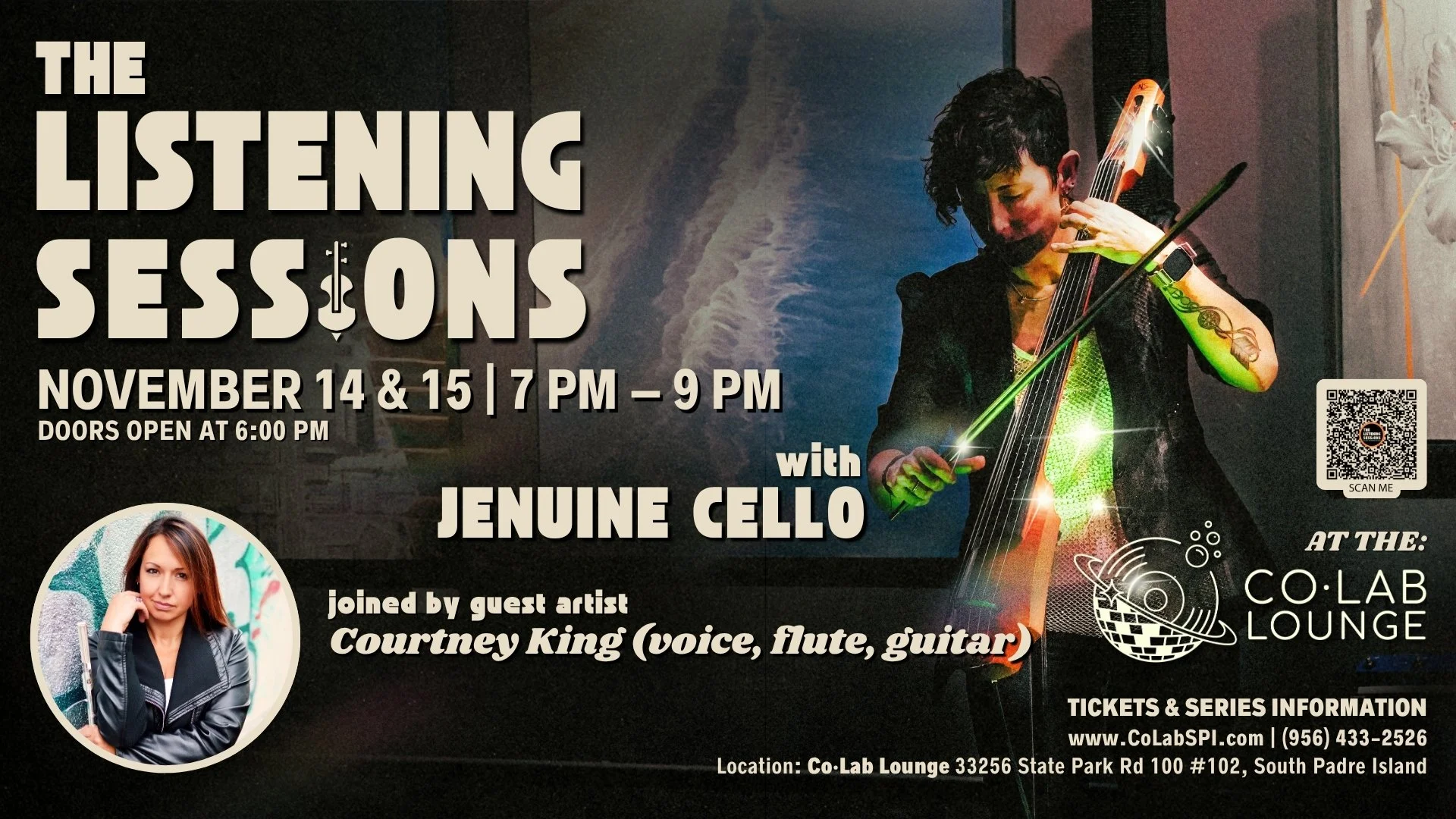 Listening Sessions #2 w/Courtney King (singer/songwriter/guitar/flute)