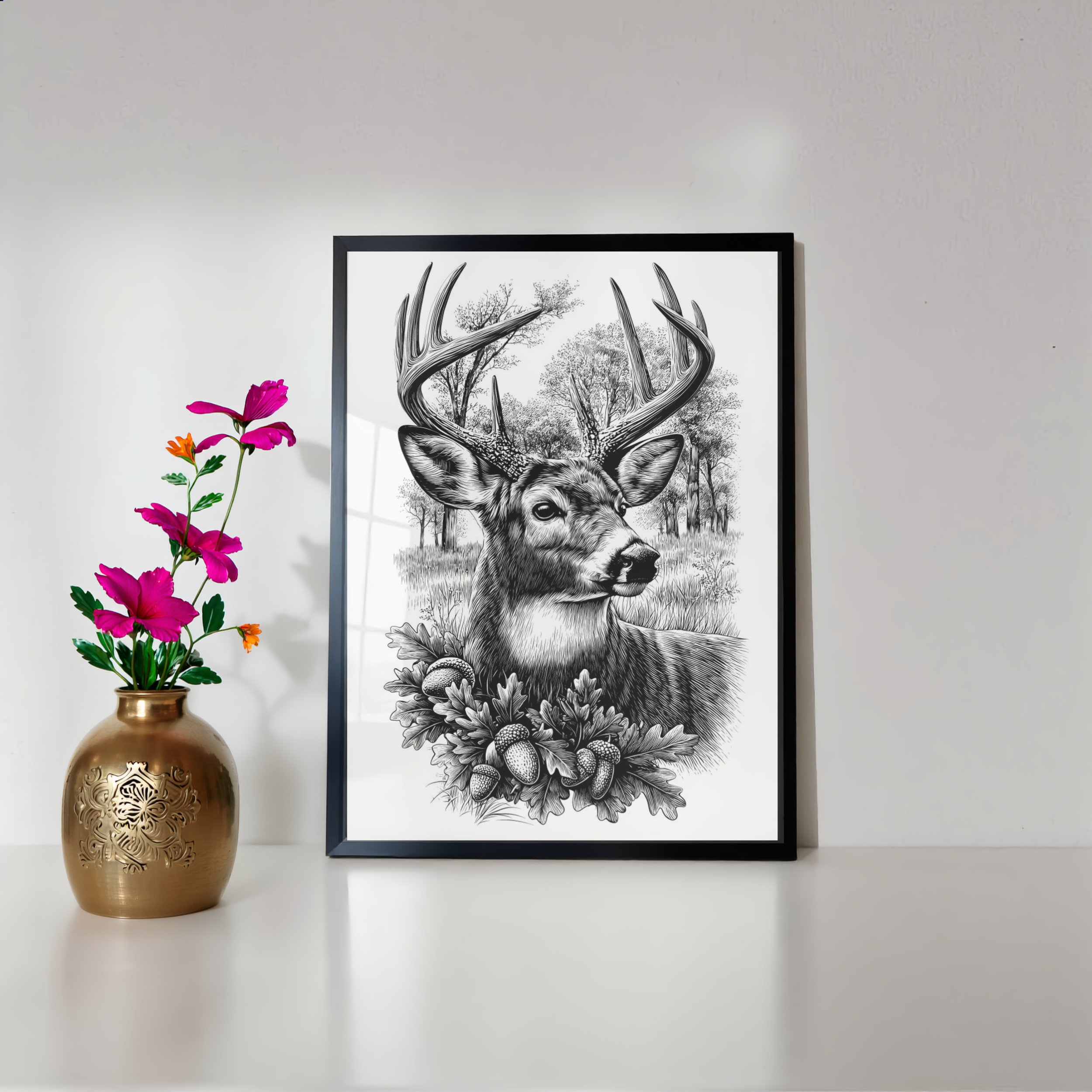 Stunning Stag Wall Art Print or Poster