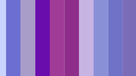 A series of vertical color bars in shades of purple and blue.