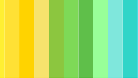 Color gradient from yellow to light blue with vertical stripes.