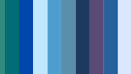 A pattern of vertically aligned stripes in shades of blue and green.