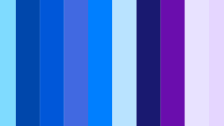 A series of vertical color bars ranging from dark blue to purple.