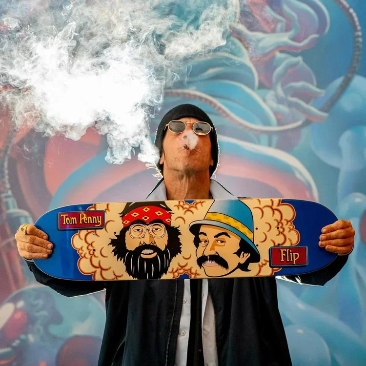 Tom Penny's Cheech and Chong Skateboard Deck Reissue