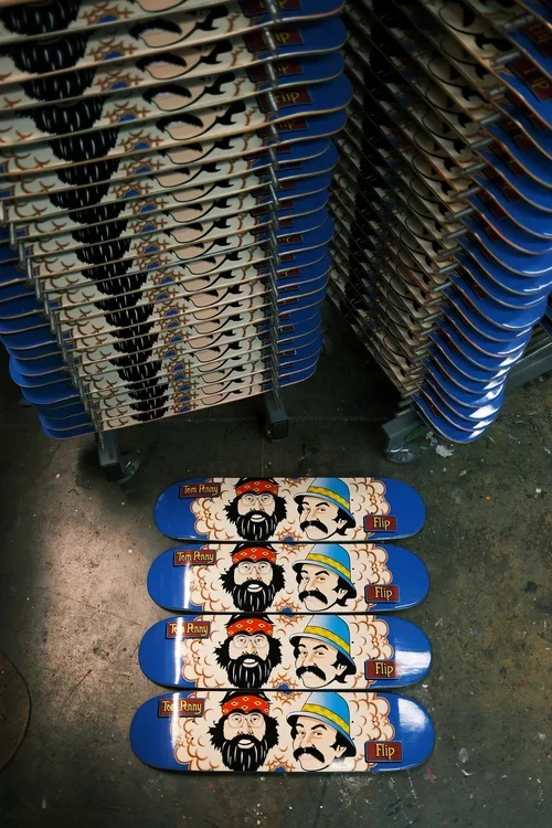 Tom Penny's Cheech and Chong Skateboard Deck Reissue