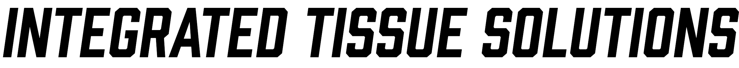 Text in bold, stylized font that says "INTEGRATED TISSUE SOLUTIONS".