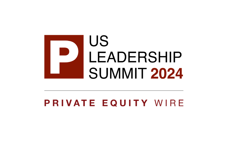 Logo for Private Equity Wire 2024, featuring a red square with a black letter P, black text 'Private Equity Wire,' and red text '2024'.