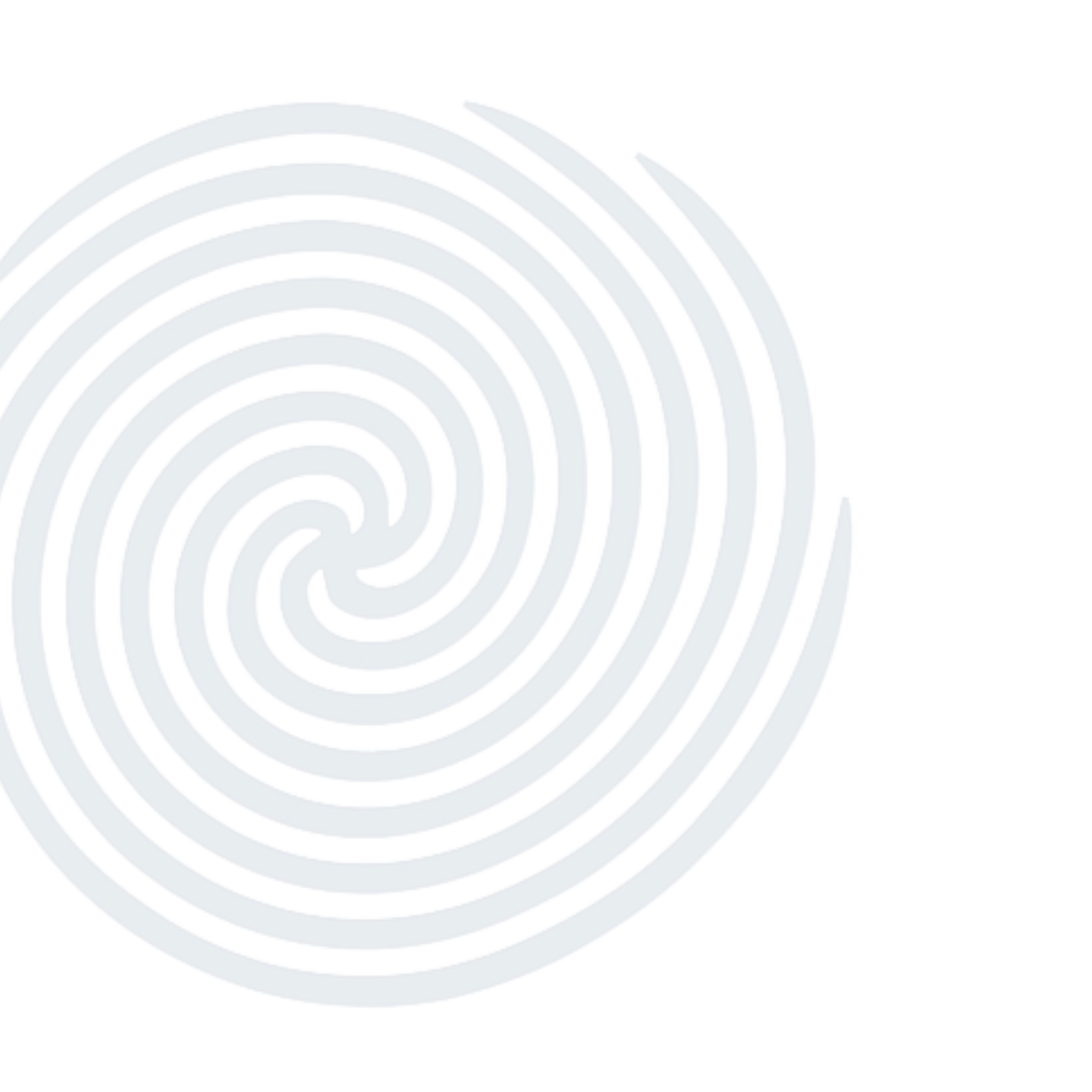 Blue spiral pattern.