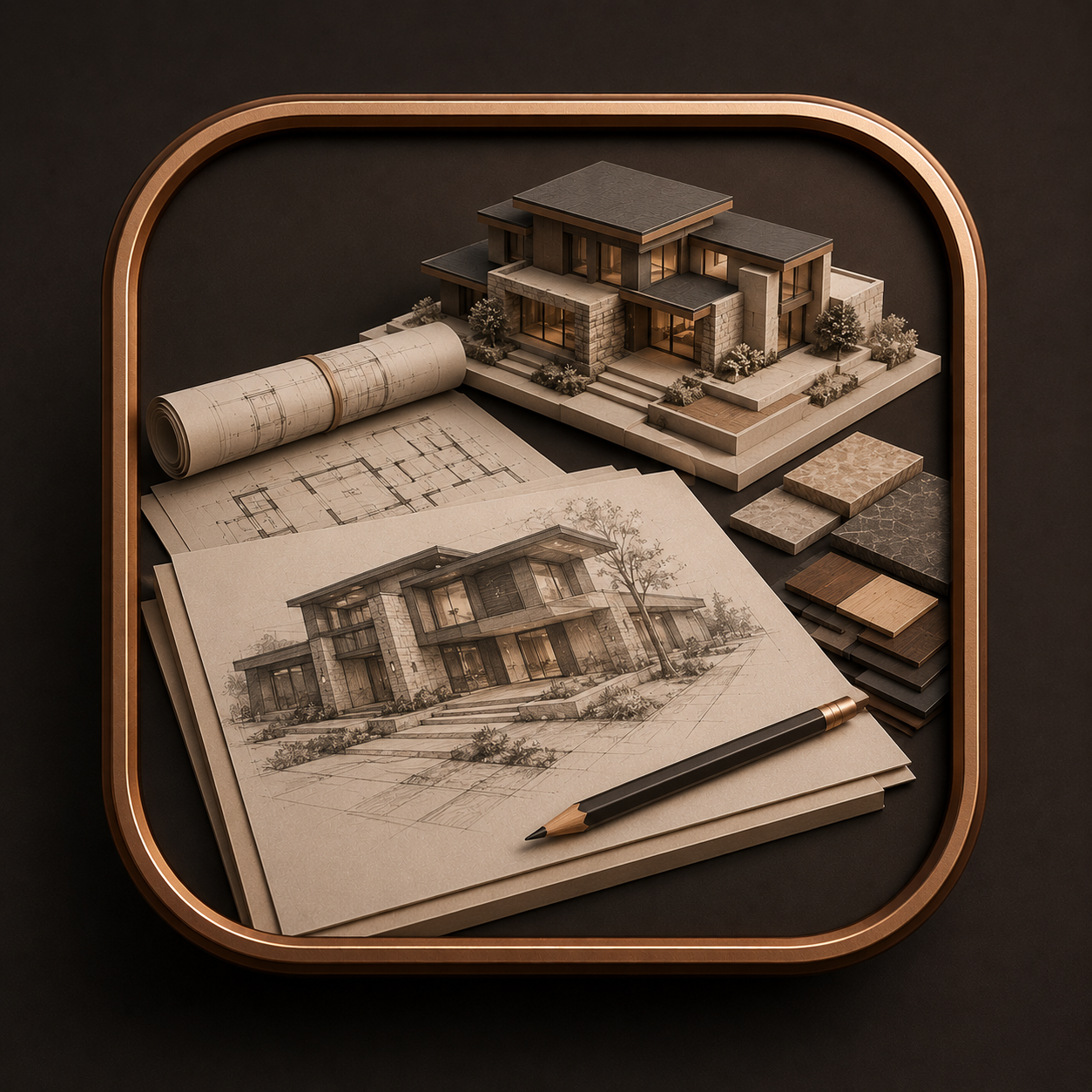 Luxury Custom Home Design Concept