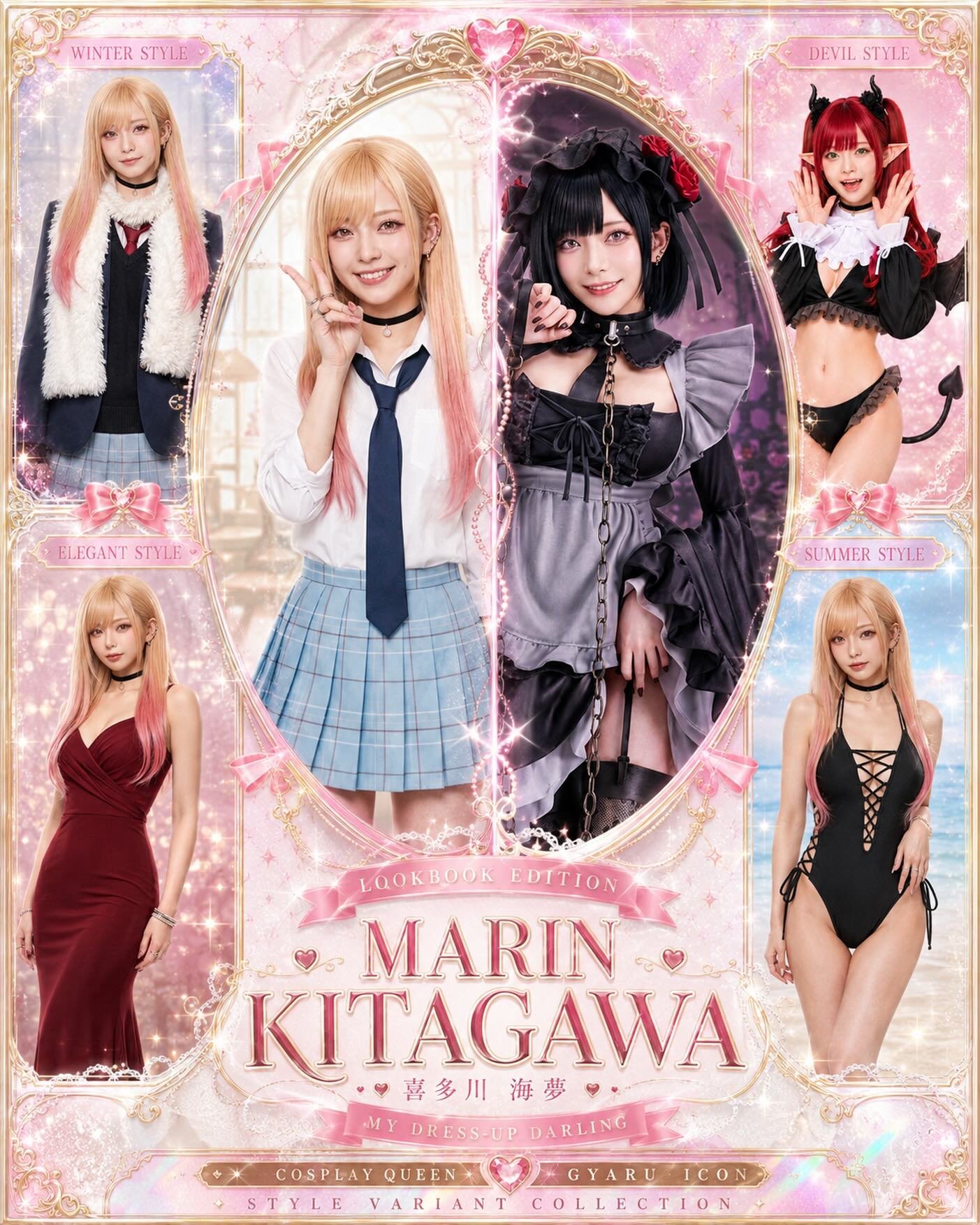 premium trading card: Marin Kitagawa 🎎🩷✨

my live-action character card version of Marin &mdash; schoolgirl, cosplay queen, gyaru icon.

fan-made / non-commercial.
full hd versions on tumblr &mdash; link in bio 🔗

#marinkitagawa #mydressupdarling 
